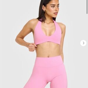 Oner Active Pink Halter Sports Bra never worn w/ tags